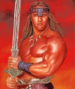 Arnold Schwarzenegger Conan The Barbarian Diamond Painting