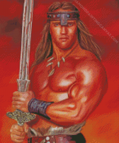 Arnold Schwarzenegger Conan The Barbarian Diamond Painting