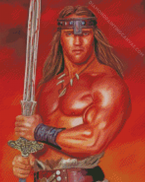 Arnold Schwarzenegger Conan The Barbarian Diamond Painting