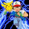 Ash And Pikachu Pokemon Diamond Painting