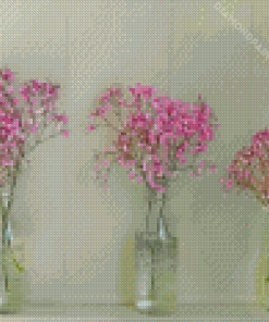 Babys Breath Jars Diamond Painting