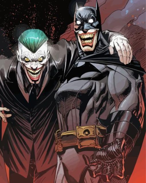 Batman And The Joker Diamond Painting