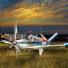 Beechcraft Bonanza Plane Diamond Painting