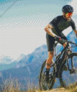 Bicycle Mountain Biking Sport Diamond Painting