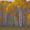 Birch Trees Diamond Painting