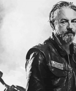 Black And White Chibs From Soa Diamond Painting