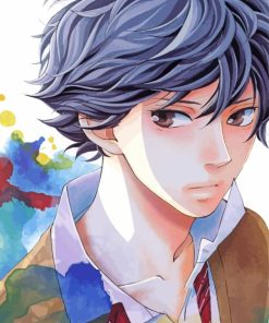 Blue Spring Ride Anime Diamond Painting