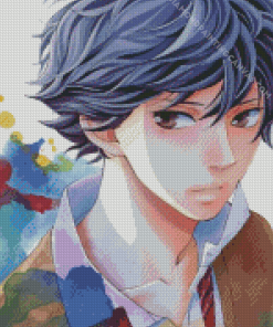 Blue Spring Ride Anime Diamond Painting