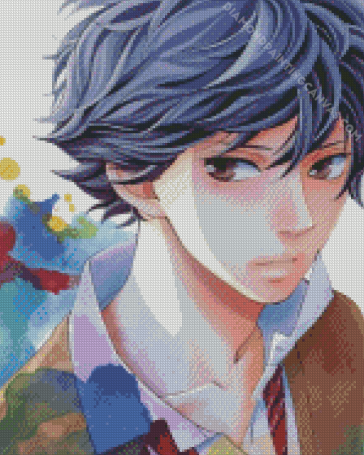 Blue Spring Ride Anime Diamond Painting