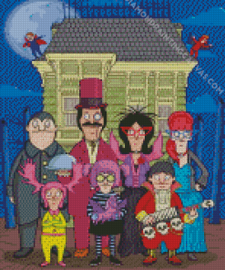 Bobs Burgers Halloween Diamond Painting