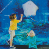 Children Watching Sea Life Diamond Painting