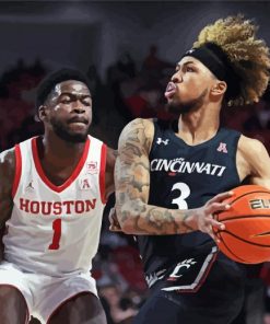 Cincinnati Bearcats Vs Houston Player Diamond Painting