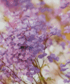 Close Up Jacaranda Tree Diamond Painting