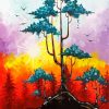 Colorful Bonsai Diamond Painting