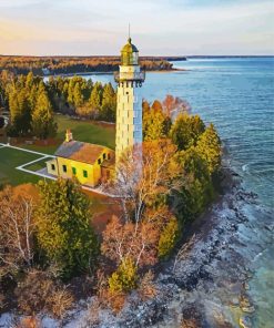 Door County Lighthouse Diamond Painting