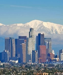 Downtown Los Angeles Skyline Diamond Painting