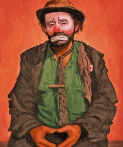 Emmett Kelly Clown Diamond Painting