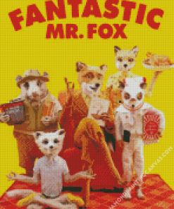 Fantastic Mr Fox Poster Diamond Painting