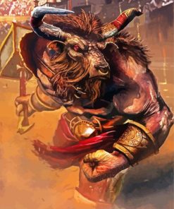 Fantasy Minotaur Art Diamond Painting