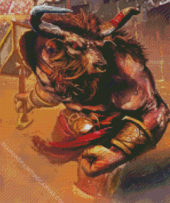 Fantasy Minotaur Art Diamond Painting