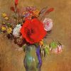 Flowers In A Vase By Odilon Redon Diamond Painting