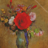 Flowers In A Vase By Odilon Redon Diamond Painting