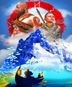 God Of War Adventure Game Diamond Painting