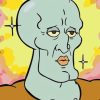 Handsome Squidward Spongebob Squarepants Diamond Painting