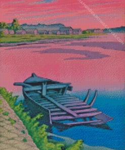 Hasui Kawase Tsuchizaka Akita Diamond Painting