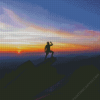 Hiking Man Diamond Painting