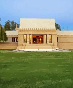 Hollyhock House California Diamond Painting