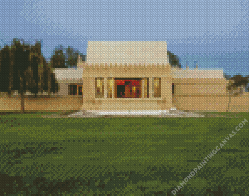 Hollyhock House California Diamond Painting