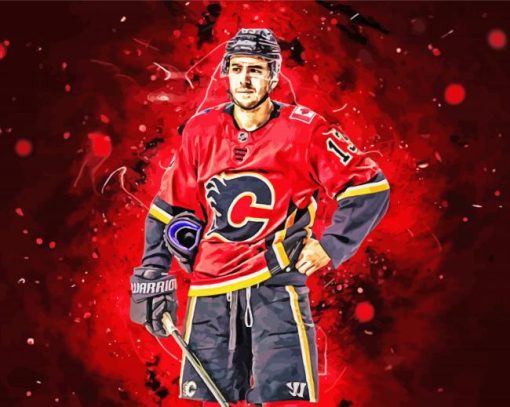 Johnny Gaudreau Calgary Flames Player Diamond Painting