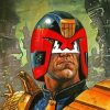 Judge Dredd Illustration Art Diamond Painting