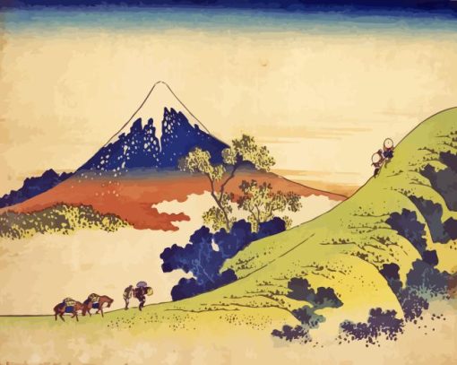 Katsushika Hokusai The Inume Pass Diamond Painting