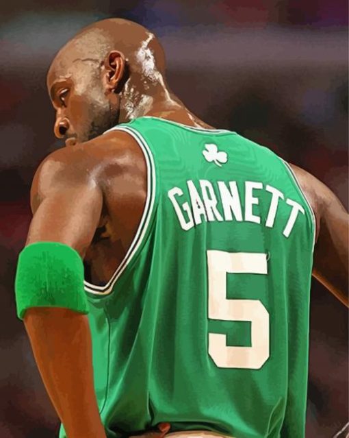 Kevin Garnett Boston Celtics Basketball Diamond Painting