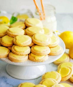 Lemon Blossoms Cookies Diamond Painting