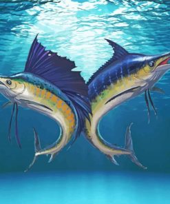 Marlin Fishes Diamond Painting