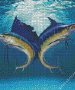 Marlin Fishes Diamond Painting