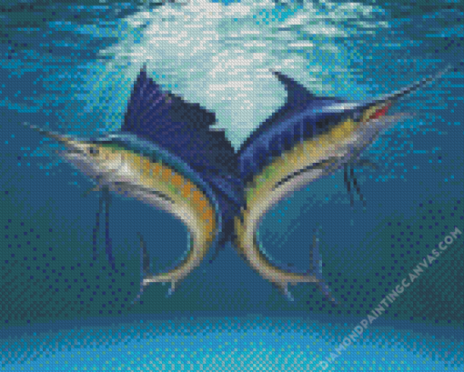 Marlin Fishes Diamond Painting