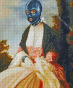 Masked Woman Banksy Gimp Art Diamond Painting