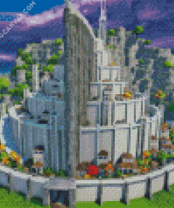 Minas Tirith Lord Of The Rings Diamond Painting