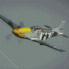 Mustang P51 Plane Diamond Painting