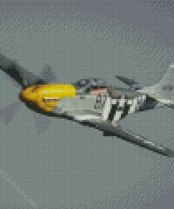 Mustang P51 Plane Diamond Painting