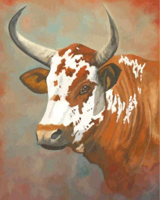 Nguni Cow Diamond Painting