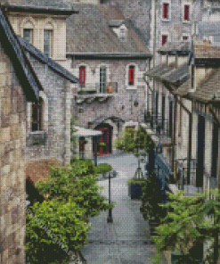 Old French Village Diamond Painting