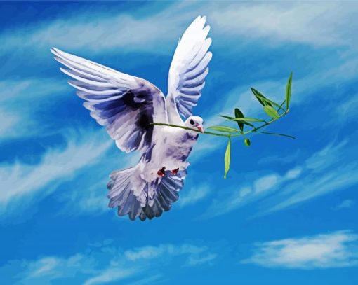 Peace Dove Flying Diamond Painting