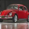 Red Vw Beetle Diamond Painting