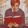 Remus Lupin Reading Art Diamond Painting