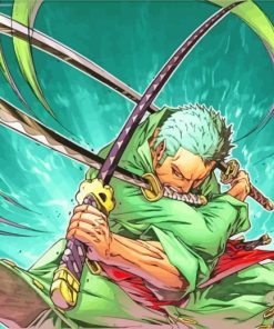 Roronoa Zoro Anime Art Diamond Painting